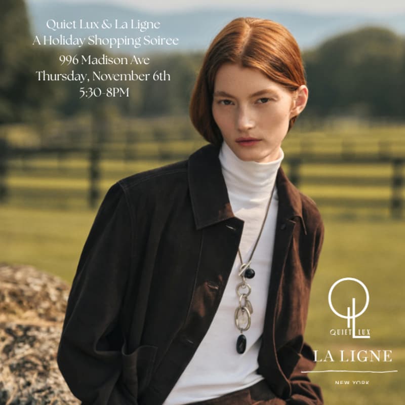 Cover Image for Quiet Lux & La Ligne: A Holiday Shopping Soiree