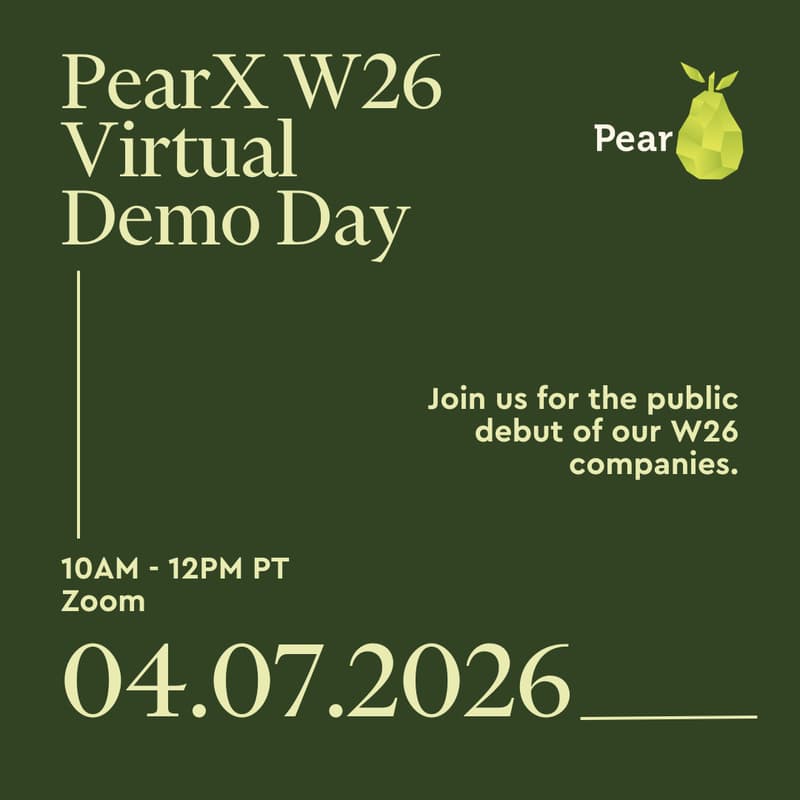 Cover Image for PearX W26 Virtual Demo Day