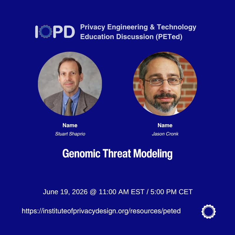 Cover Image for Genomic  Privacy Threat Modeling