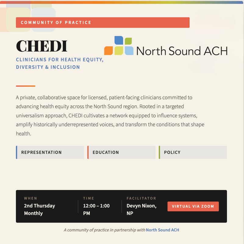 Cover Image for CHEDI CoP