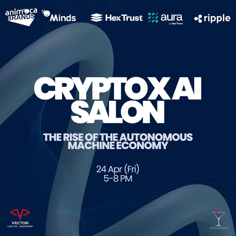 Cover Image for Crypto x AI Salon: The Rise of the Autonomous Machine Economy