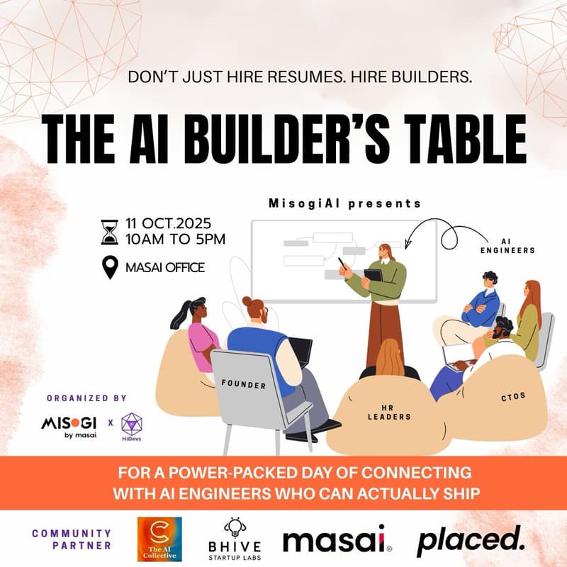 Cover Image for THE AI BUILDER'S TABLE