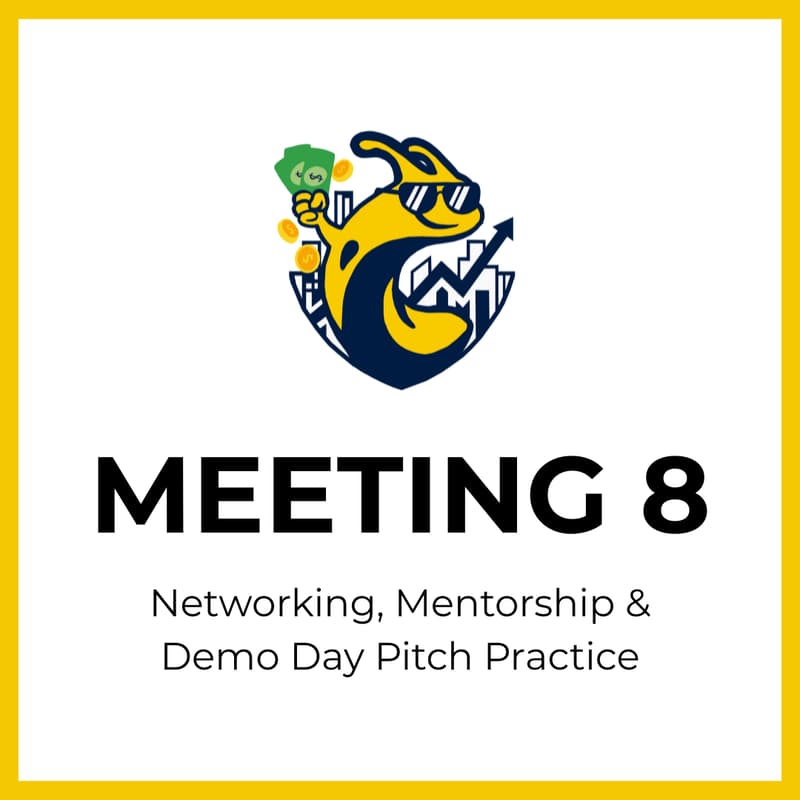 Cover Image for Meeting 8: How to Network + Leverage a Mentor & Demo Day Prep