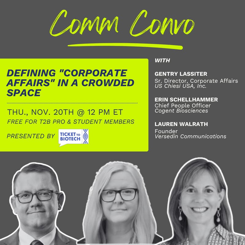 Cover Image for November T2B Comm Convo: Defining "Corporate Affairs" in a Crowded Space