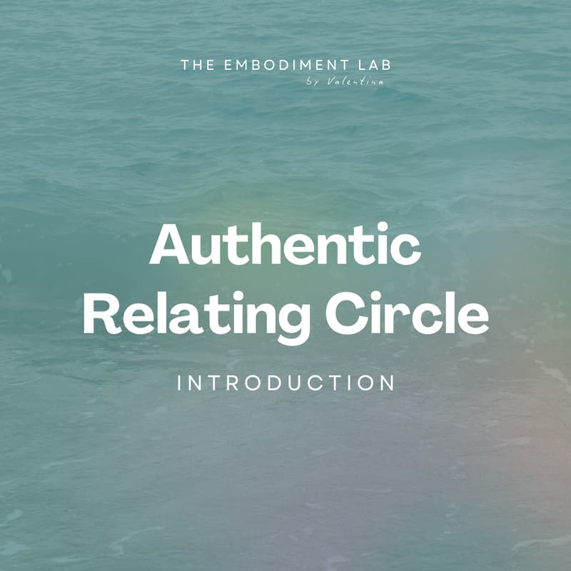 Cover Image for Intro to Authentic Relating Circle [online]