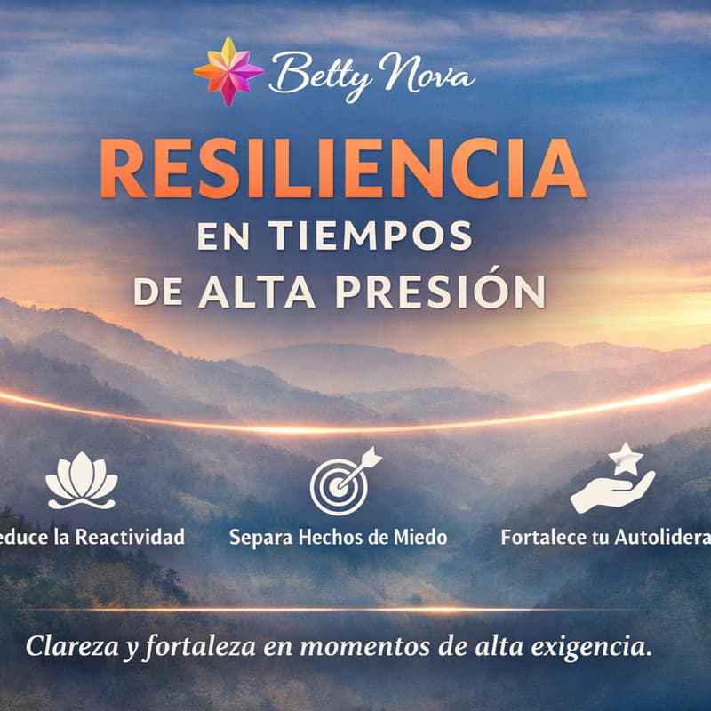 Cover Image for Resiliencia en Tiempos de Alta Presión - Betty Nova