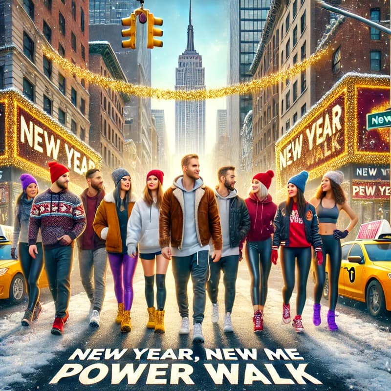 New Year New Me Resolution power walk for Creators and Founders · Luma