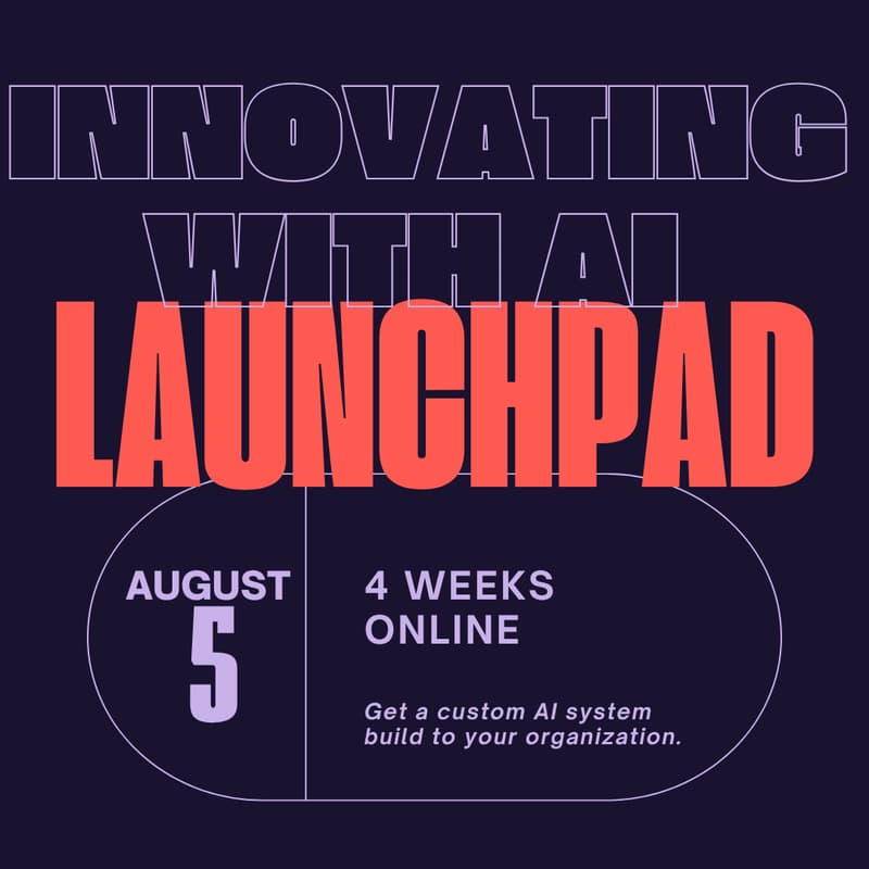Cover Image for Innovating with AI Launchpad for Non-Profits