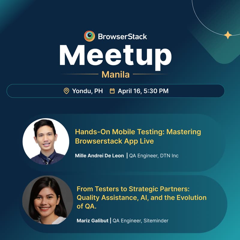 Cover Image for BrowserStack QA Meetup