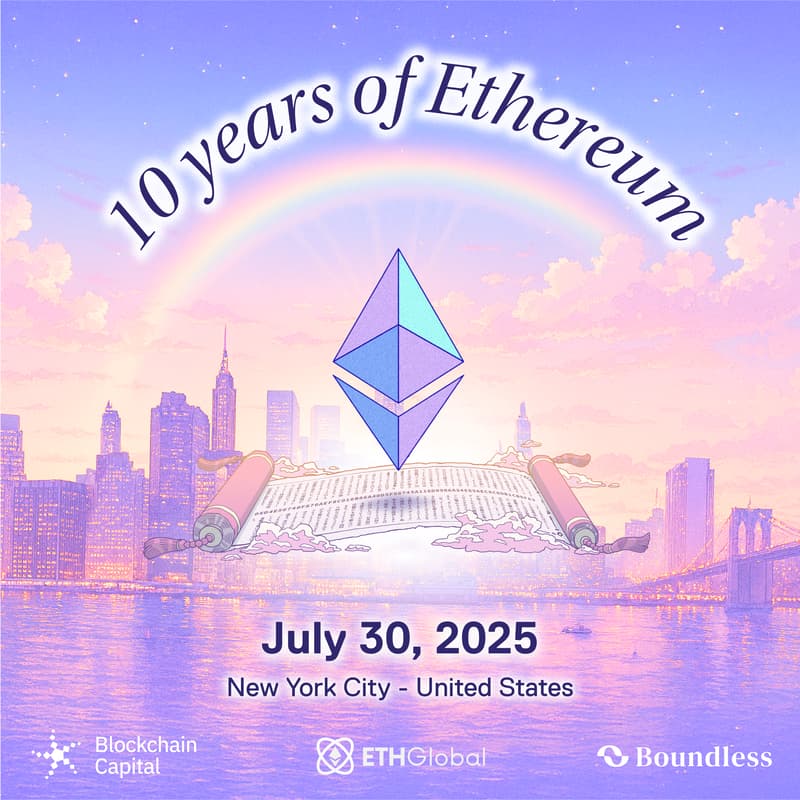 Cover Image for Ethereum 10 Year Anniversary Celebration: NYC 🗽