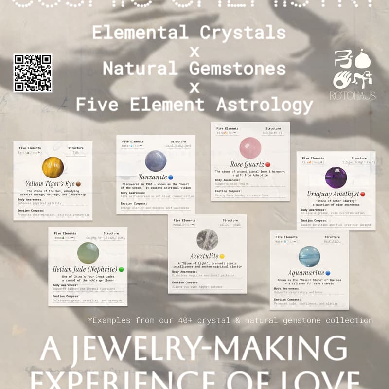 Cover Image for 💖 Jewelry-Making with Love | Valentine Crystal & Jade Bracelet Workshop