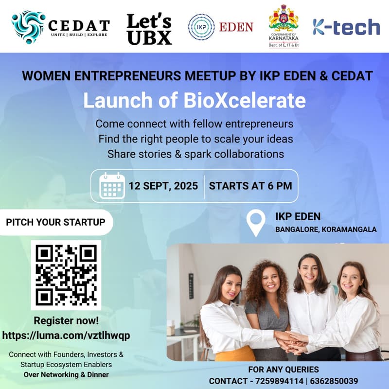 Cover Image for Women Entrepreneurs Meetup by IKP EDEN & CEDAT