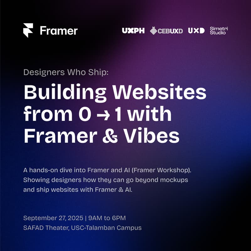 Cover Image for Building Websites from 0 to 1 with Framer & Vibes (AI)