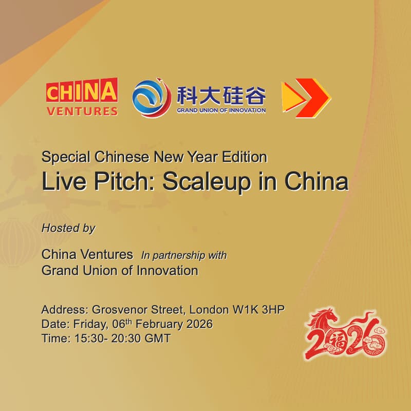 Cover Image for Startups Live Pitch- Scale up in China