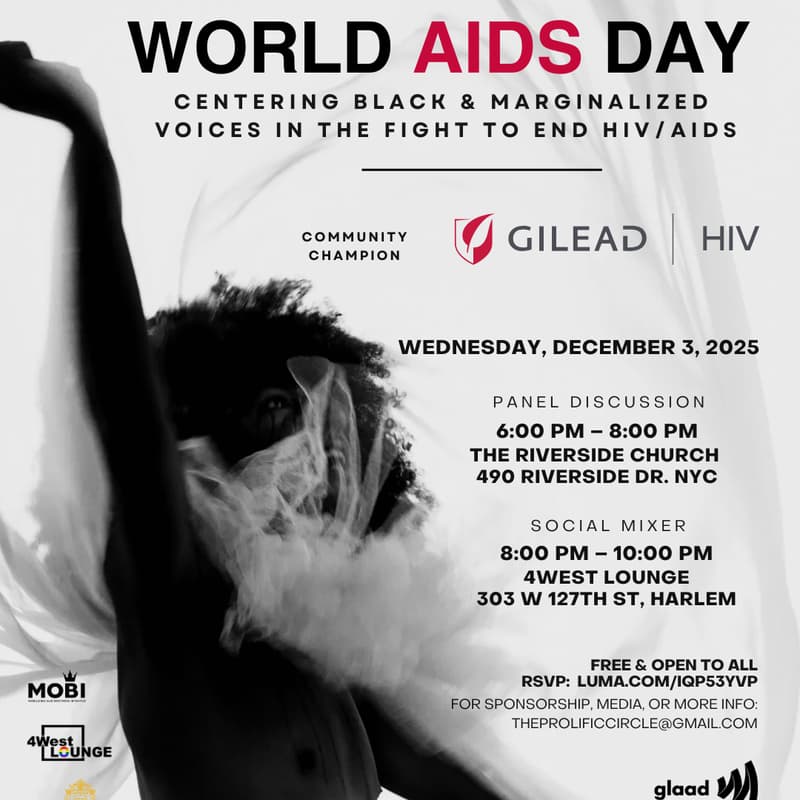 Cover Image for [NOW VIRTUAL] World AIDS Day: Centering Black & Marginalized Voices in the Fight to End HIV/AIDS