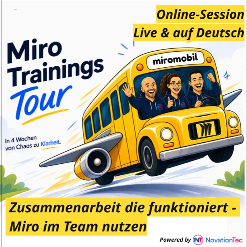 Cover Image for Zusammenarbeit, die funktioniert – Miro im Team nutzen