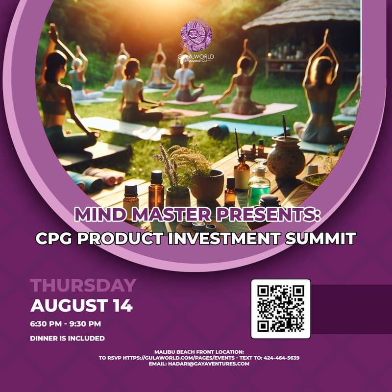 Cover Image for Mind Master Presents: CPG Product Investment Summit