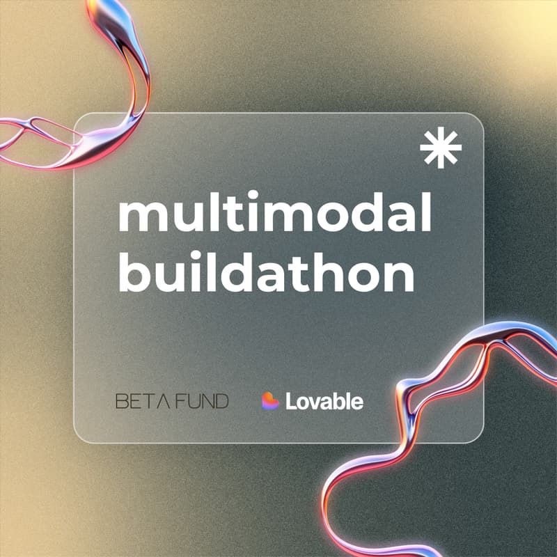 Cover Image for Multimodal AI Buildathon (Text · Vision · Voice)