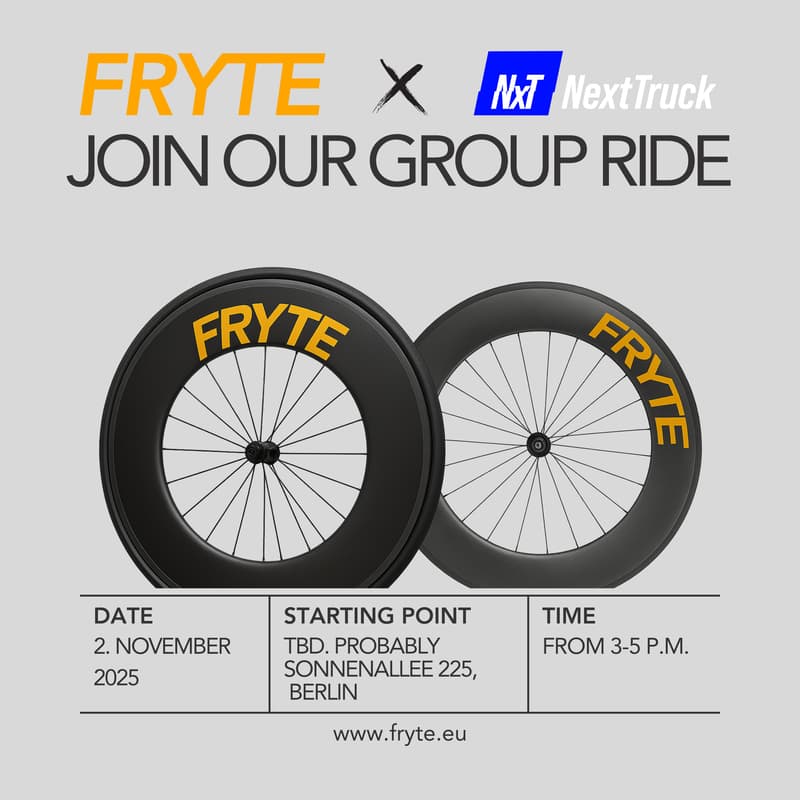 Cover Image for FRYTE x NextTruck Group Ride (Road + Gravel)
