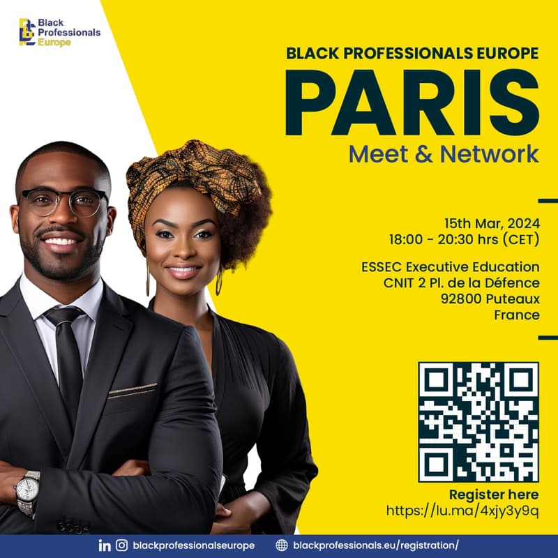 Cover Image for Black Professionals Paris Meet & Network