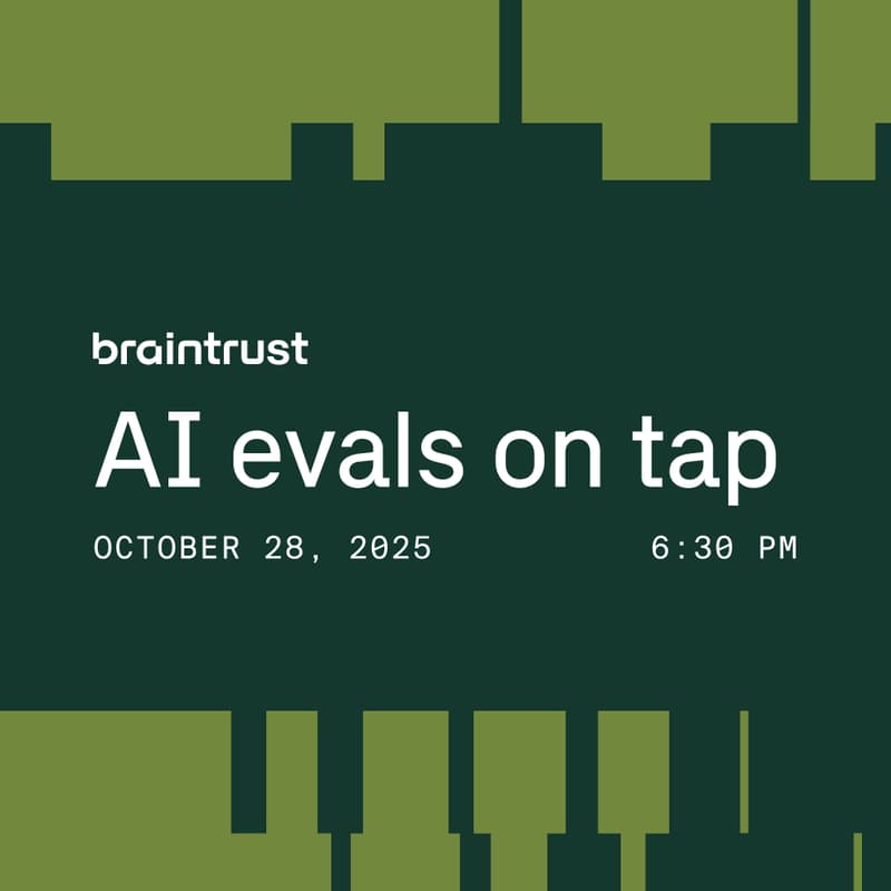 Cover Image for AI evals on tap w/ Braintrust
