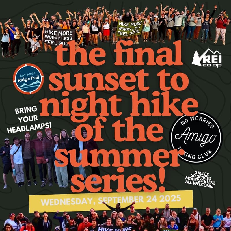 Cover Image for THE FINAL SUNSET TO NIGHT HIKE!