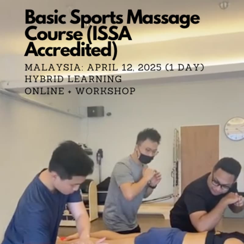 Cover Image for Basic Sports Massage Course (ISSA Accredited)[Hybrid]