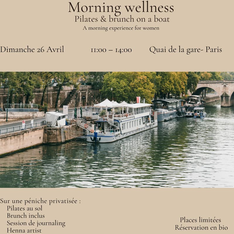 Cover Image for Pilates & Brunch on a Boat