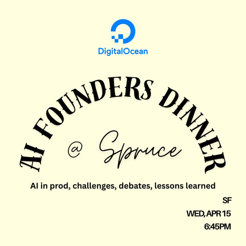 Cover Image for AI Executives and Founders Dinner at Spruce