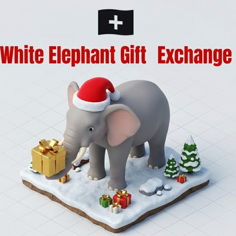 Cover Image for 🤶🎁 White Elephant Gift Exchange 🐘🎅