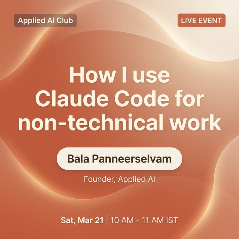 How I use Claude Code for non-technical work · Zoom · Luma