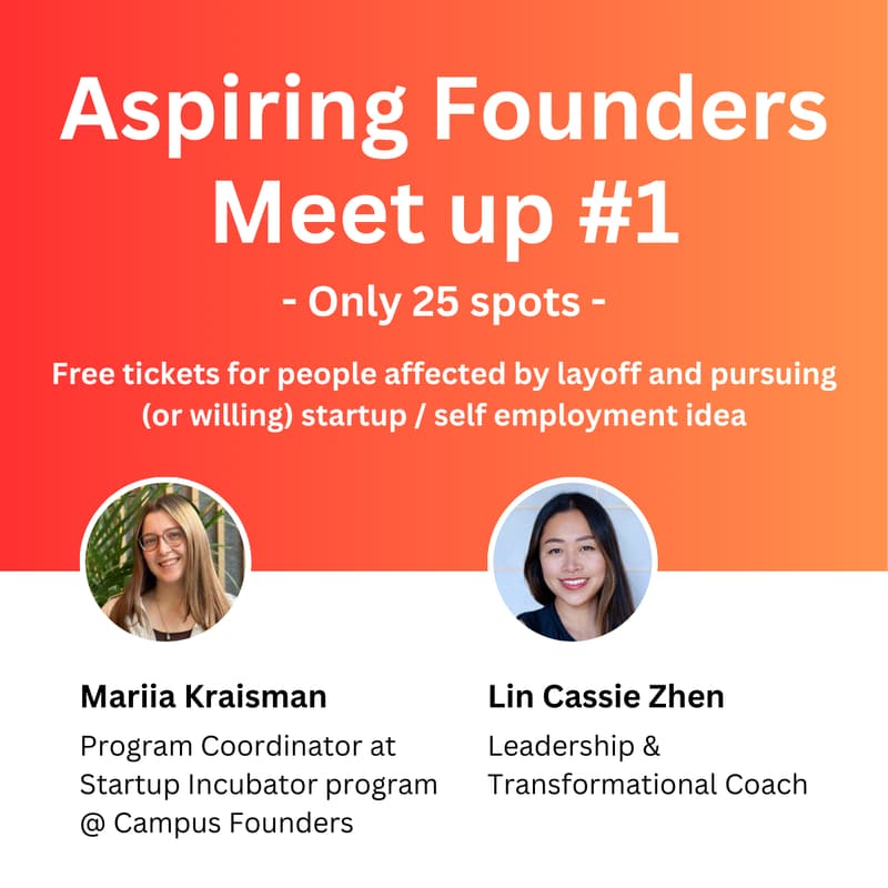 Cover Image for Aspiring Founders Meetup #1