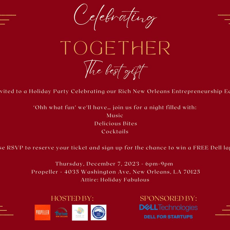 Cover Image for New Orleans Entrepreneurs Holiday Party