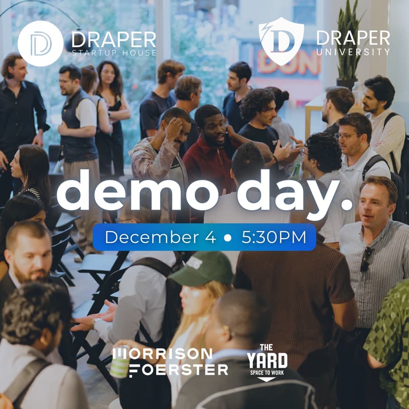 Cover Image for Demo Day - Draper Founders Program NYC 🇺🇸