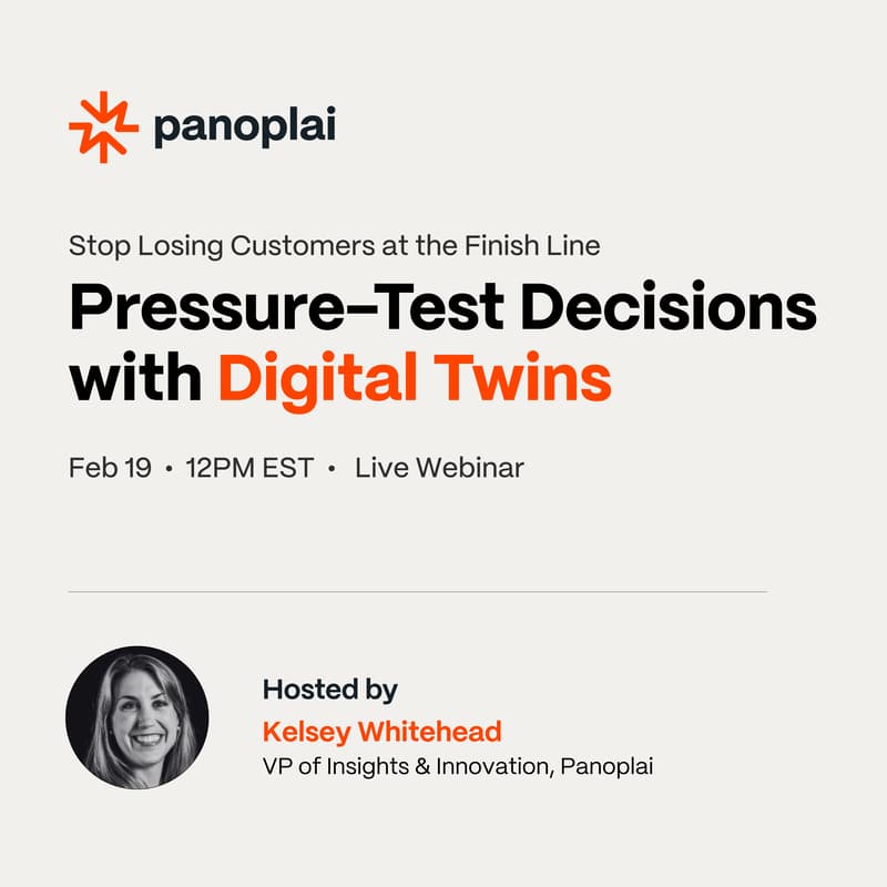 Cover Image for Stop Losing Customers at the Finish Line: Pressure-Test Decisions with Digital Twins