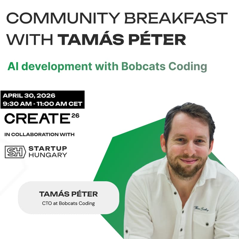 Cover Image for CREATE26 Community Breakfast: Cheaper code, guided by more expensive engineers: a new era in software development