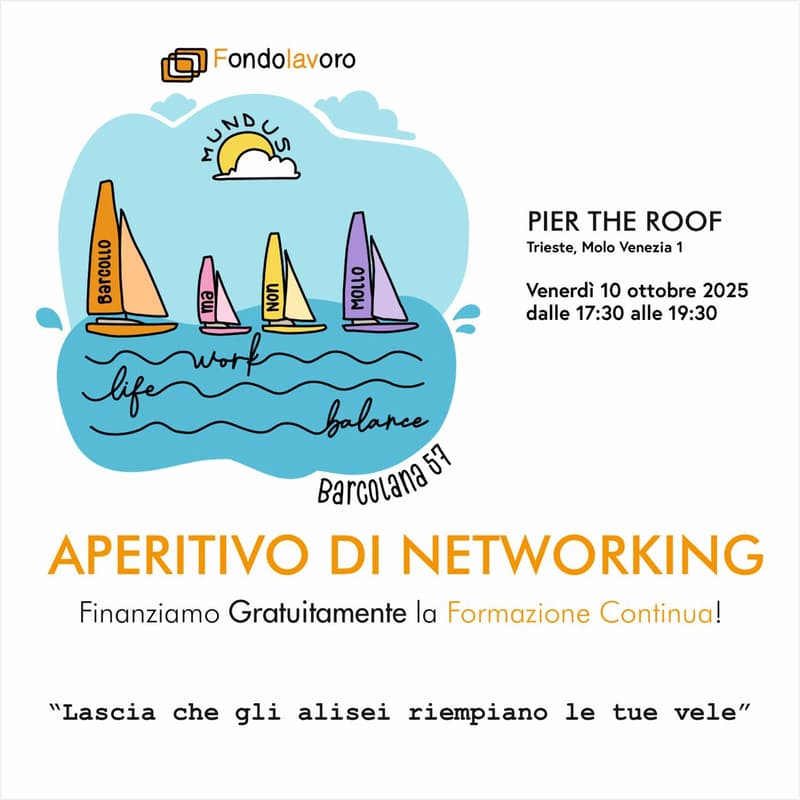 Cover Image for Aperitivo di networking Fondolavoro