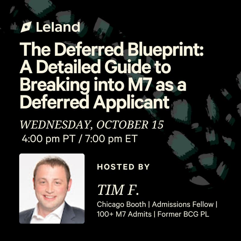 Cover Image for The Deferred Blueprint: A Detailed Guide to Breaking into M7 as a Deferred Applicant