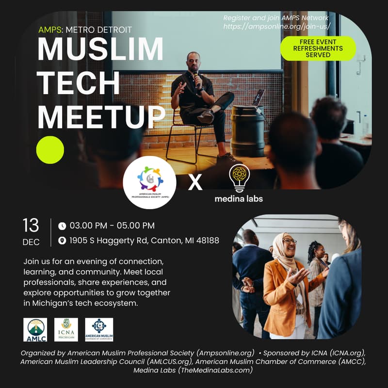 Cover Image for AMPS: Metro Detroit Muslim Tech Meetup