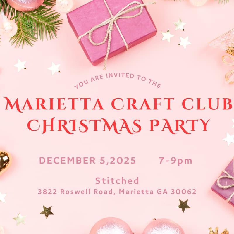 Cover Image for Marietta Craft Club Christmas Party