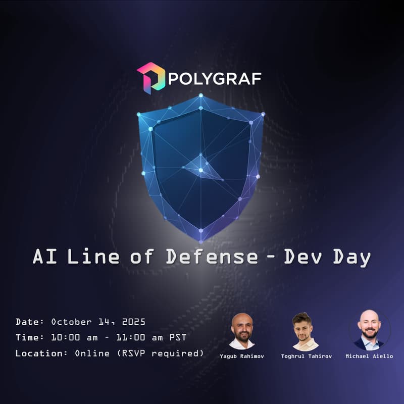 Cover Image for AI Line of Defense -  Dev Day (online)