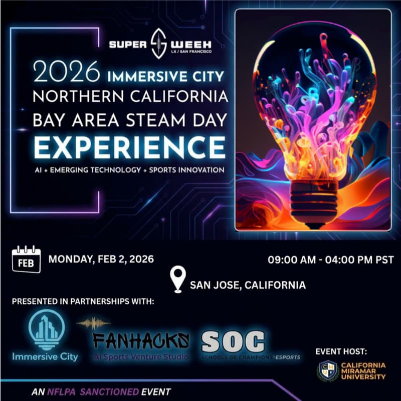 Cover Image for Super Week 2026: Immersive City STEAM & Sports Innovation Day -Where AI, Sports, Education, and City-Scale Innovation Converge.
