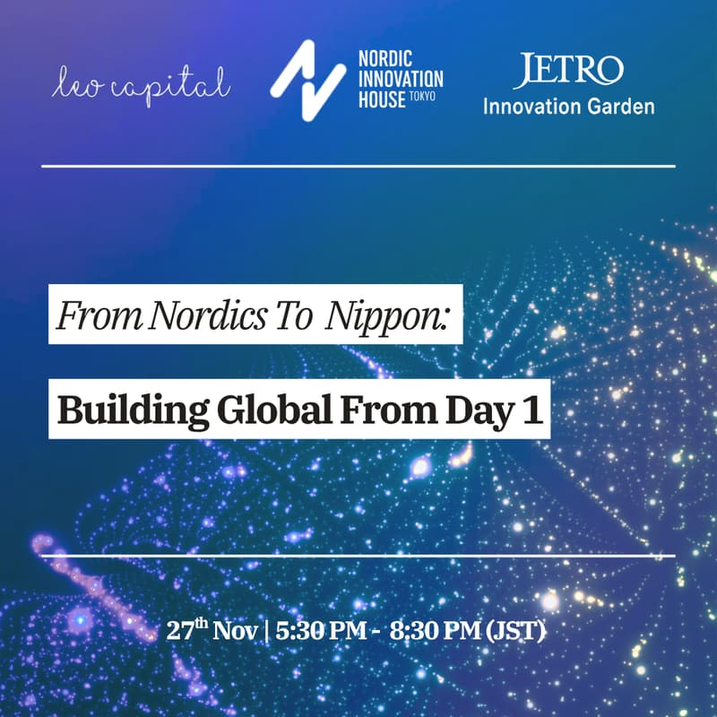Cover Image for From Nordics to Nippon: Building Global from Day 1