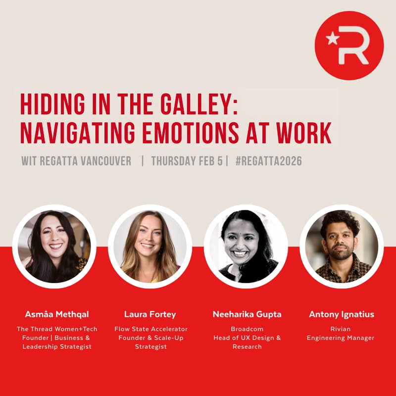 Cover Image for Women in Tech Regatta | Emotions at Work Panel