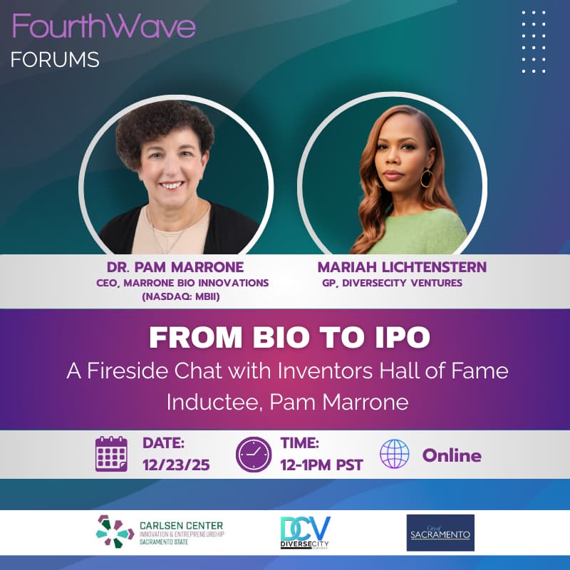 Cover Image for FourthWave Forum: Bio to IPO with National Inventors Hall of Fame Inductee, Dr. Pam Marrone