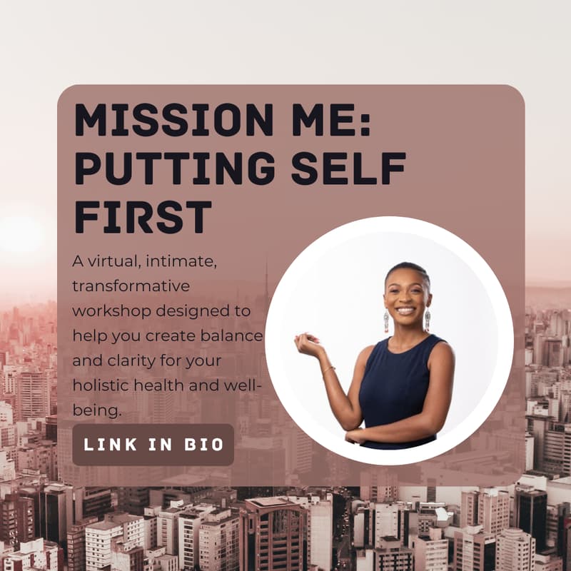 Cover Image for Mission Me: Putting Self First