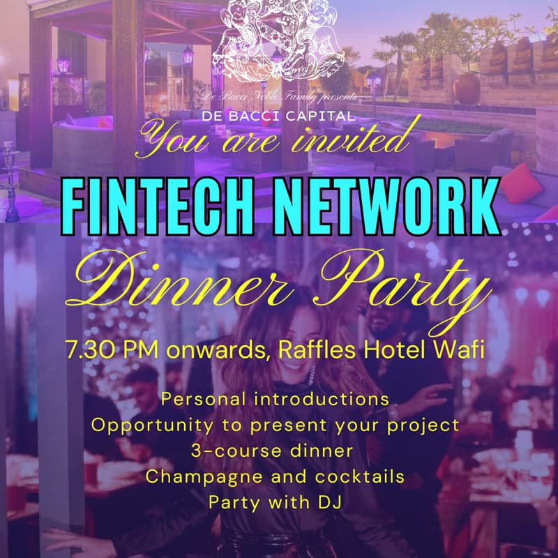 Cover Image for Fintech Network Dinner & Party at Raffles