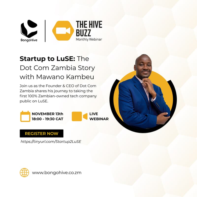 Cover Image for Startup to LuSE: The Dot Com Zambia Story with Mawano Kambeu