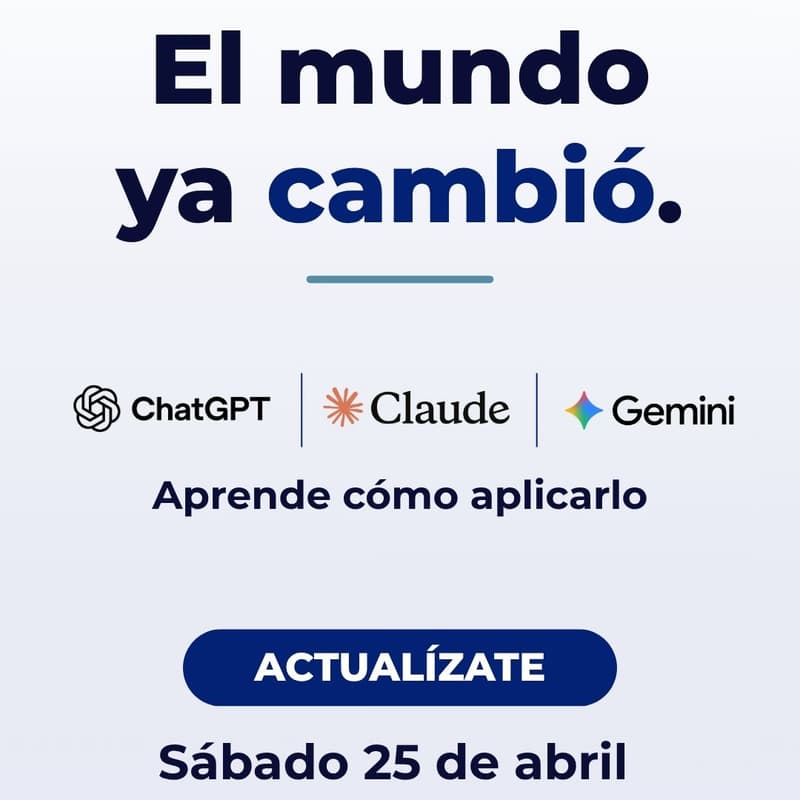 Cover Image for AI NOW - Aprende cómo aplicarlo en el mundo laboral