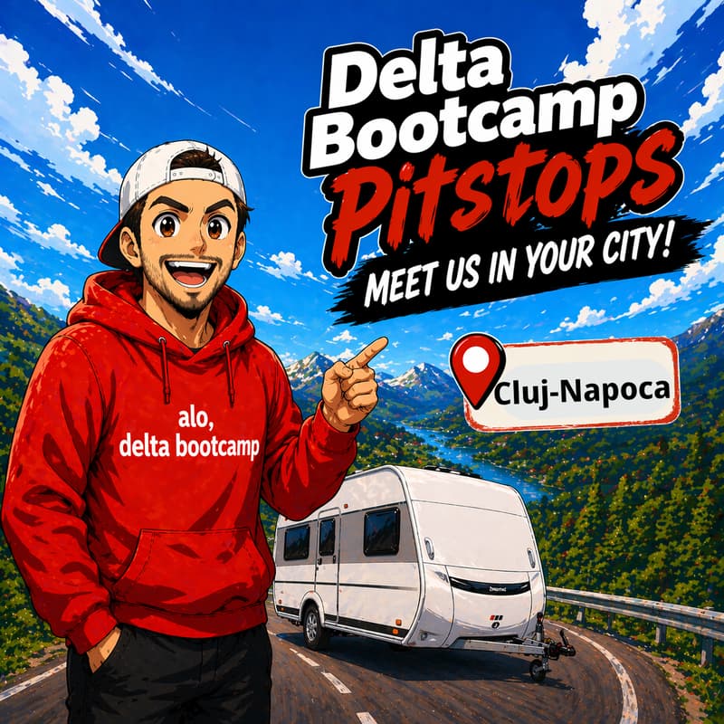 Cover Image for Cluj-Napoca Meetup | DELTA Bootcamp